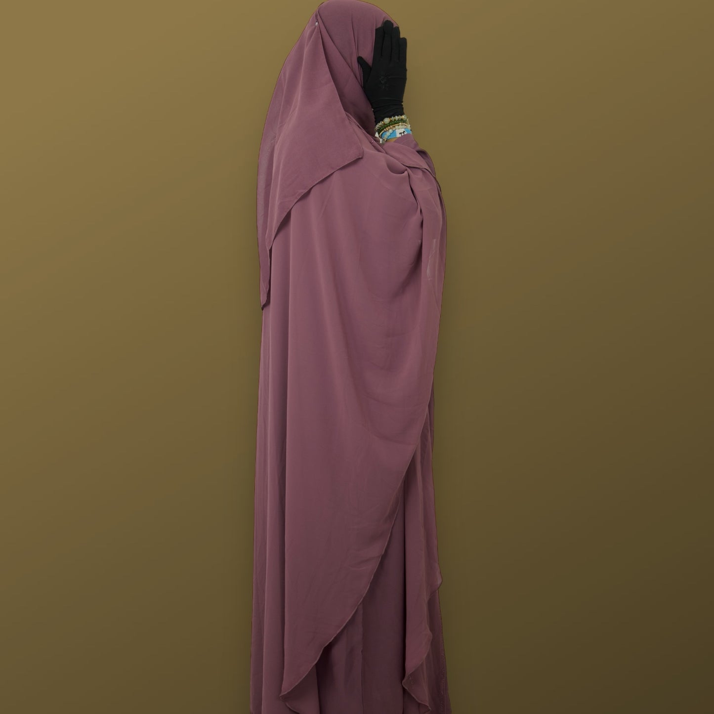 Blush Blossom Glamour Farasha abaya