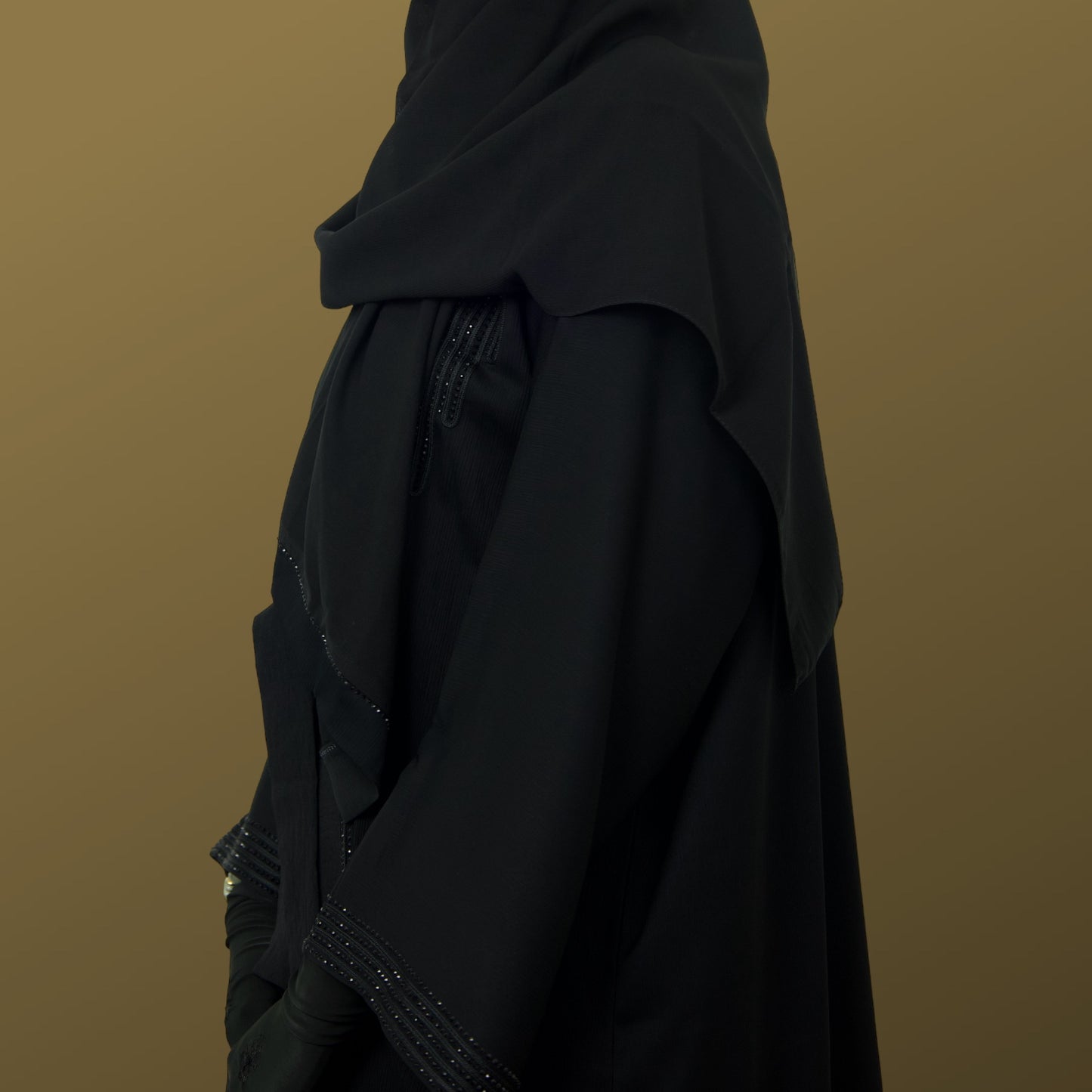 Noir Elegance Duo Abaya