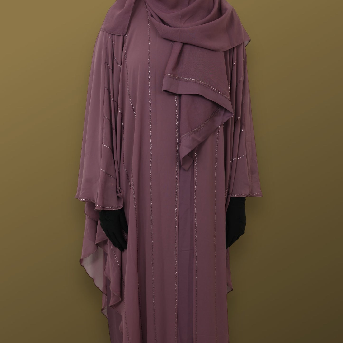 Blush Blossom Glamour Farasha abaya