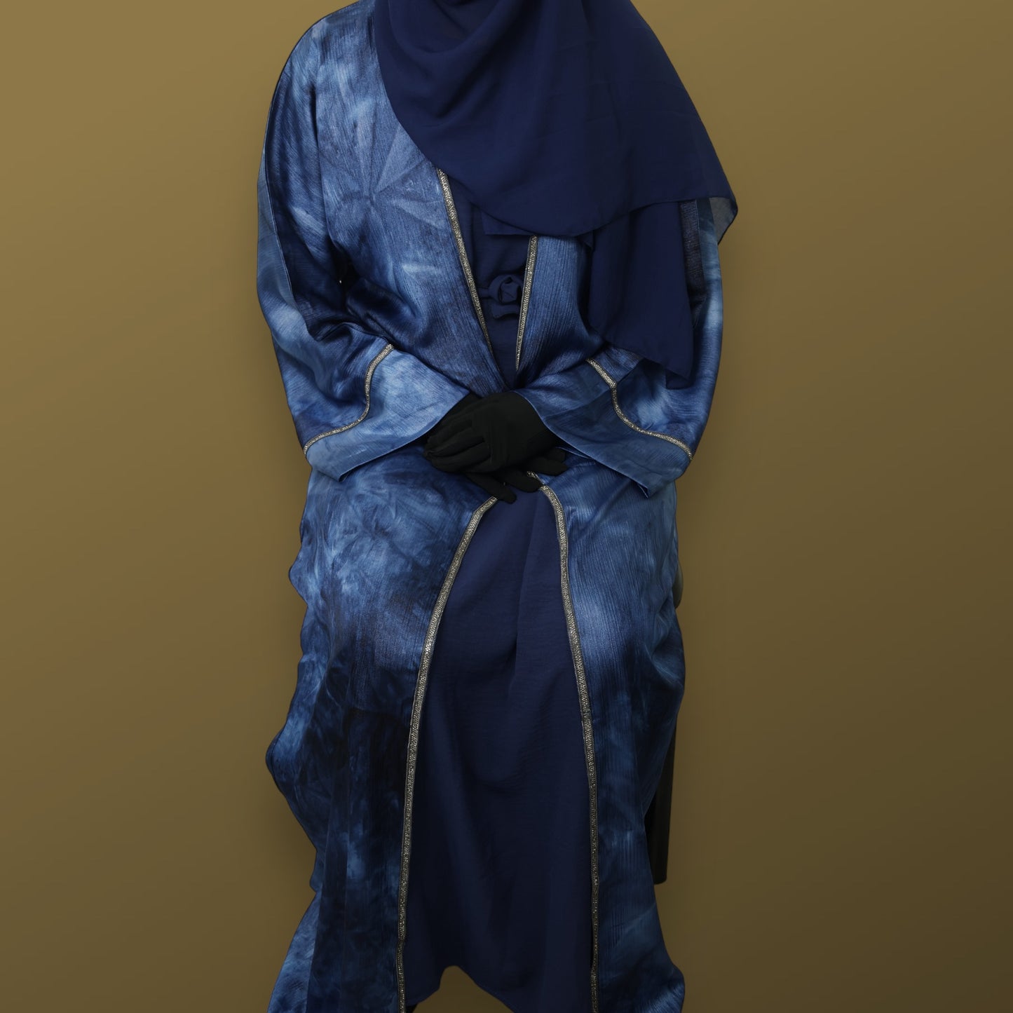 Symphony Sapphire Elegance Abaya Set